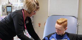 The Pediatric Oncology (POGO) Satellite Clinic was launched at Peterborough Regional Health Centre (PRHC) in 2018 in collaboration with The Hospital for Sick Children (SickKids) in Toronto. The clinic provides care closer to home for young patients and their families. (Photo: PRHC website)