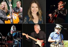 The Weber Brothers, Kate Suhr, Rick Fines, Al Black, Barry Haggarty, and Washboard Hank are six of 20 inductees of the Peterborough and District Pathway of Fame who will perform at a special concert at Showplace Performance Centre on September 10, 2022 celebrating the Pathway of Fame's 25th anniversary. Along with performances, the event will also feature presentations by inductees and a video presentation of inductee musicians who have passed away. (kawarthaNOW collage)