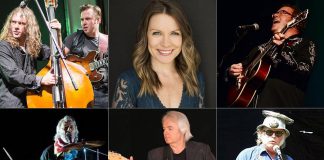 The Weber Brothers, Kate Suhr, Rick Fines, Al Black, Barry Haggarty, and Washboard Hank are six of 20 inductees of the Peterborough and District Pathway of Fame who will perform at a special concert at Showplace Performance Centre on September 10, 2022 celebrating the Pathway of Fame's 25th anniversary. Along with performances, the event will also feature presentations by inductees and a video presentation of inductee musicians who have passed away. (kawarthaNOW collage)