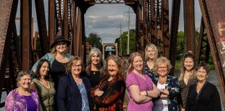 The 2022-2023 Board of Directors of the Women's Business Network of Peterborough. From left: Donna Enright, Technical Director; Tracy Minnema, Program Director; Chantal McDougall, Internal Communications Director; Kim Freeburn, Treasurer; Sandra Wilkins, Program Director; Diane Wolf, President; Christine Teixeira, Past President; Karyn Rowe, External Communications Director; Cathy Farley, Secretary; Katelyn Kemp, Membership Director; and Pamela van Nest, Director-at-Large. (Photo: Heather Doughty)