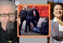 Peterborough mayor Dianne Therrien appeared on The Dean Blundell Show on August 17, 2022 to speak to the reaction to her f-bomb laden tweet about the Romana Didulo followers who tried to 'arrest' Peterborough police officers the previous weekend. (kawarthaNOW screenshot)