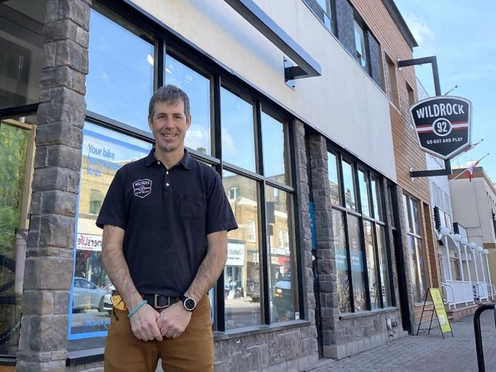 Scott Murison, co-owner of Wild Rock Outfitters in downtown Peterborough and a founding member of Green Economy Peterborough, says being part of the network means local businesses can share ideas, learn from others, and set an example that others can follow. (Photo: Ben Hargreaves)