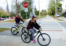 At home as a family or in the classroom, have some fun exploring and mapping out favorite walking and biking routes around your school and neighbourhood. (Photo: Pete Rellinger)