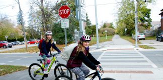 At home as a family or in the classroom, have some fun exploring and mapping out favorite walking and biking routes around your school and neighbourhood. (Photo: Pete Rellinger)