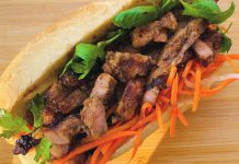 Bibi Banh Mi offers made from scratch banh mi with a choice of lemongrass chicken or grilled pork every Saturday at the Peterborough Regional Farmers' Market in downtown Peterborough. (Photo: Bibi Banh Mi)