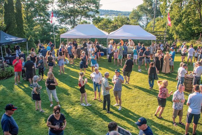 Similar to Chemong Lodge's recent Oysterfest, Con Man's Lobsterfest on August 28, 2022 will be set up like a festival, featuring different beverage partners with tents set up in the Lakeview garden and food stations throughout the property. (Photo: Ralph Astorga)