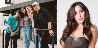 Juno-nominated indie pop quartet Valley and Juno-nominated pop singer-songwriter Alyssa Reid perform at Peterborough Musicfest in Del Crary Park on August 6, 2022. (kawarthaNOW collage of promotional photos)