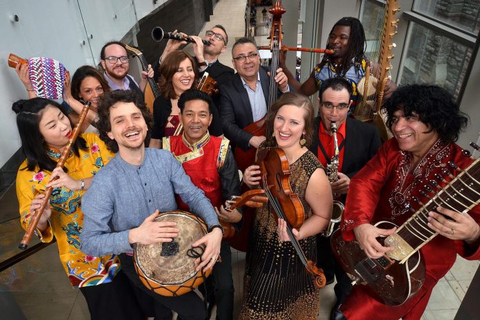 Kuné, a collective of 11 artists from around the world, merge the music of their different cultures to create a distinctive sound. This family-friendly concert on Willow Hill at Westben takes place on September 24, 2022, with free tickets for anyone under 18. (Photo: Nicola Betts Photography)