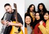 Toronto-based musical comedian Anesti Danelis and all-Filipina Tita Collective. (Photos by Dahlia Katz and Tita Collective)