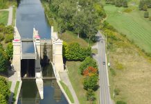 The City of Peterborough is inviting feedback from residents on preliminary options to realign Ashburnham Drive further east of the Peterborough Lift Lock and to replace the McFarlane Street bridge north of the Lift Lock. (Photo: City of Peterborough)