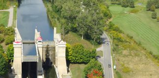 The City of Peterborough is inviting feedback from residents on preliminary options to realign Ashburnham Drive further east of the Peterborough Lift Lock and to replace the McFarlane Street bridge north of the Lift Lock. (Photo: City of Peterborough)