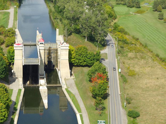 The City of Peterborough is inviting feedback from residents on preliminary options to realign Ashburnham Drive further east of the Peterborough Lift Lock and to replace the McFarlane Street bridge north of the Lift Lock. (Photo: City of Peterborough)