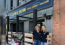 Mother-and-daughter team Lorraine and Emily Forbes have sold the Cow & Sow Eatery in Fenelon Falls to local business owners Sandy and Haley Pickering of On The Locks restaurant. (Photo: Cow & Sow Eatery / Facebook)