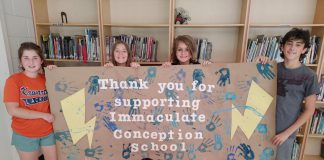 Immaculate Conception Catholic Elementary School in Peterborough's East City has been accepted for the Indigo Love of Reading Foundation's annual Adopt a School Program. From September 12 to October 2, every dollar raised in-store at Chapters Peterborough on Lansdowne Street or online will go to the school for new books for the school library. (Photo: Nicole Tripp)