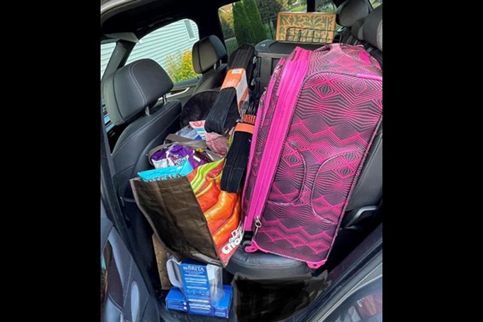 Some of the $7,000 worth of items reported stolen on August 31, 2022 from the car of an American woman who was dropping her son off at Trent University in Peterborough. (Police-supplied photo)