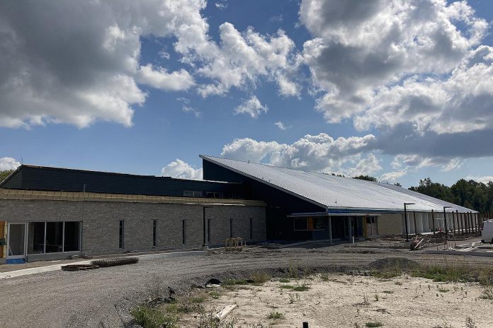 Currently under construction at 1999 Technology Drive in southeast Peterborough, the 24,000 square foot Peterborough Animal Care Center is expected to be completed in fall 2022, with the Peterborough Humane Society moving in by the end of the year.  (Photo courtesy of the Peterborough Humane Society)