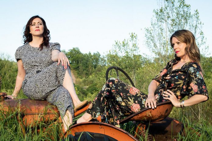 Peterborough performers Megan Murphy and Kate Suhr are bringing their popular storytelling and musical show The Verandah Society to the verandah of Kerr House at Traill College in Peterborough on September 25, 2022. (Photo courtesy of The Verandah Society