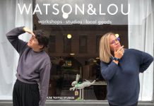 Anna Eidt and Erin Ebenbauer (née Watson) are amicably parting ways after five years as co-owners of downtown creative arts shop Watson & Lou. With Eidt having returned to her roots in music education, Ebenbauer will assume full ownership of the shop. (Photo: Watson & Lou)