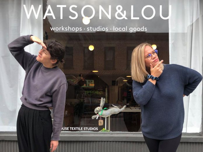 Anna Eidt and Erin Ebenbauer (née Watson) are amicably parting ways after five years as co-owners of downtown creative arts shop Watson & Lou. With Eidt having returned to her roots in music education, Ebenbauer will assume full ownership of the shop. (Photo: Watson & Lou)
