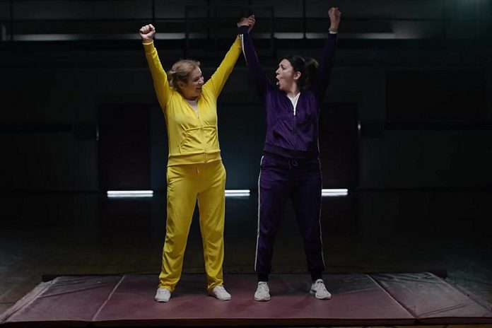 Linda Kash and Megan Murphy, pictured here in a promotional video, will be emceeing the inaugural "Cancer Takedown" fundraiser on November 16, 2022 at the Market Hall in downtown Peterborough. (kawarthaNOW screenshot)