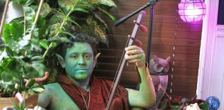 Pictured in a promotional photo for his latest album "Not Earth", Toronto-based Sing Leaf (a.k.a David Como) performs his dreamy blend of folk-rock and psychedelic pop at Jethro's Bar + Stage on Friday, October 14 in a show with Joyful Joyful and Twin Rains. (Photo: Sing Leaf / Facebook)