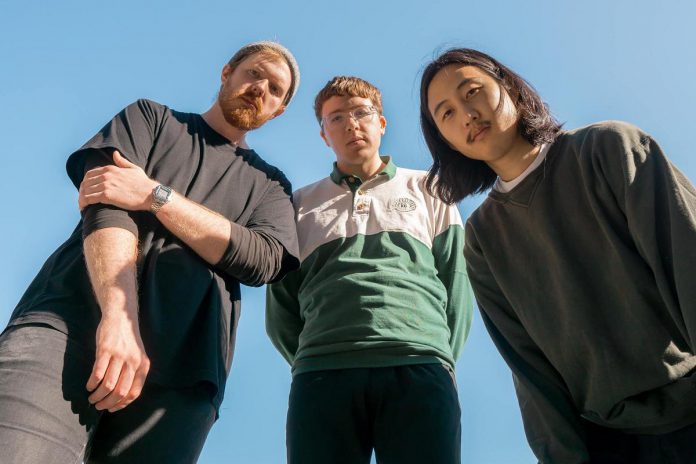 Kawartha Lakes indie pop-rockers Heaps (Warren Frank, Tanner Paré, and Fred Kwon), who released their EP "Little Blue" in July, perform at the Gordon Best in downtown Peterborough on Saturday, October 8 along with Boyhood and vanCamp. (Photo: Mike Neal)