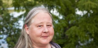 Peterborough poet PJ Thomas is releasing her latest book "Waves" on November 6, 2022 at the Gordon Best Theatre in downtown Peterborough. (Photo: Esther Vincent)