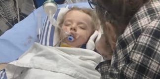 Four-year-old Sophie Foley of Peterborough is on life support after begin struck by a pickup truck after attending the Norwood Fair with her family on October 10, 2022. (Photo via GoFundMe)