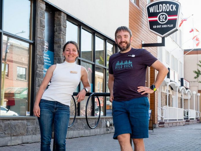 Wild Rock Outfitters general manager Tori Silvera and aerobic sports department manager Jeff Faulds will become majority owners of the business as founders Scott Murison and Kieran Andrews gradually scale back their ownership and involvement as they approach their retirement years. (Photo courtesy of Wild Rock Outfitters)
