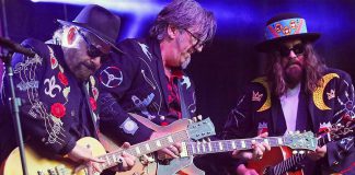 Colin Linden, Stephen Fearing, and Tom Wilson formed the roots-rock band Blackie and the Rodeo Kings in 1996 to record a one-off tribute album to the great Canadian singer-songwriter Willie P. Bennett (who lived in Peterborough). Still together 11 albums and almost 27 years later, the band is playing two shows at Peterborough's Market Hall on December 7 and 8, 2022, presented by Market Hall and kawarthaNOW. (Photo courtesy of Blackie and the Rodeo Kings)