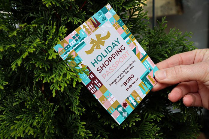 For every holiday shopping passport you complete by shopping locally at 150 downtown Peterborough businesses this holiday season, you have a chance to win one of three early bird draws for a $500 Boro gift card during December and a $1,500 Boro gift card grand prize in January. (Photo courtesy of Peterborough DBIA)