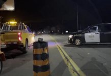 Highway 7 in Peterborough County was closed between Keene Road and Heritage line while police documented a fatal head-on collision that happened on November 22, 2022. (kawarthaNOW screenshot of OPP video)