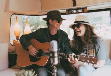 Peterborough residents James and Kellie McKenty inside their vintage Airstream trailer which they converted into a mobile recording studio. With the help of local filmmaker Michael Hurcomb, Five performances by local musicians the Mckentys recorded in a 'secret' barn location have been turned into the new Bell Fibe TV1 series "In Record Time." (Photo courtesy of the McKentys)