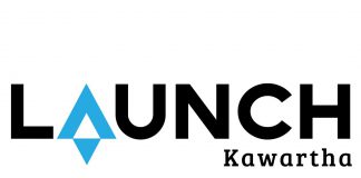 Launch Kawartha is a new entrepreneurship centre in downtown Lindsay designed by the Kawartha Lakes Community Futures Development Corporation (CFDC) and funded by the Kawwartha Lakes Business Community Development Corporation. (Graphic courtesy of Kawartha Lakes CFDC)