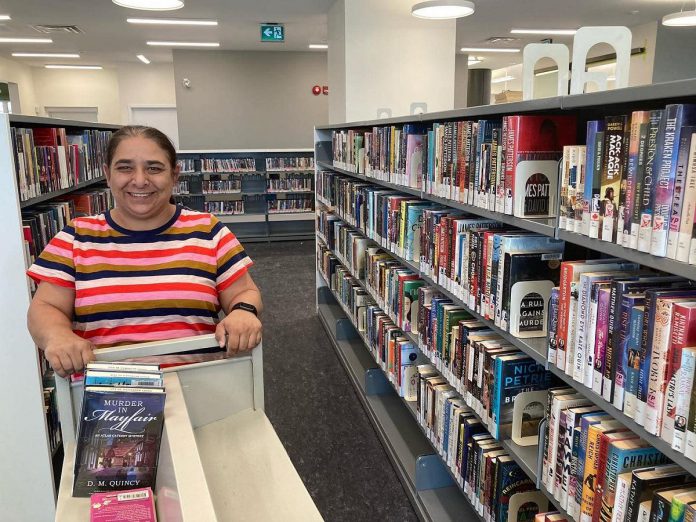 Staff have been busy filling the library shelves to prepare for the November 14, 2022 opening of the new Bobcaygeon branch of Kawartha Lakes Public Library at 123 East Street South. With 5,000 square feet of space, the new branch is more than twice the size of the previous branch and can hold around 12,000 items. (Photo: Kawartha Lakes Public Library)