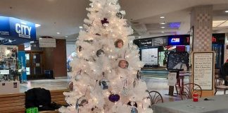 Since 2019, Gail Parry has overseen the placing and decoration of a memorial Christmas tree in Peterborough Square to remember people who have been lost to substance use. She lost her own daughter Jody in August 2018 from health complications related to her substance use. This year's tree goes up November 30, 2022, and will remain on display until the week before New Year's Eve. (Photo: PARN – Your Community AIDS Resource Network)