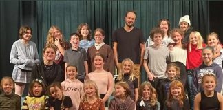 The Peterborough Theatre Guild production of Cummins and Scoullar's "The Little Prince" features a cast of 25 children and youth and one adult. Based on the novella by Antoine de Saint-Exupéry, the musical runs for eight matinee and evening performances from December 2 to 10, 2022, at the Guild Hall in Peterborough's East City, with a special performance with enhanced COVID protocoals on December 9. (Photo courtesy of Peterborough Theatre Guild)