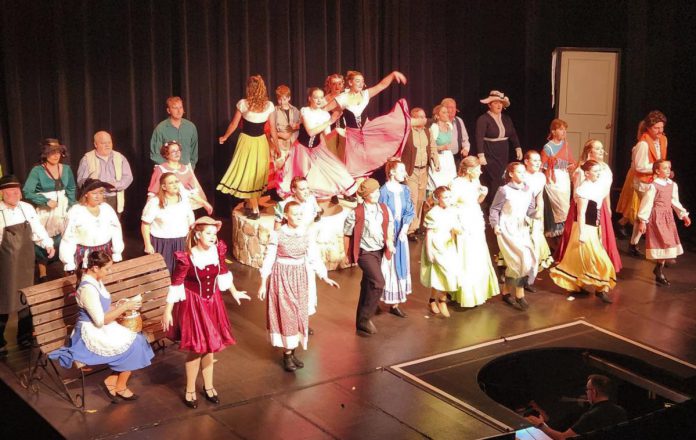 The cast of the St. James Players production of "Disney's Beauty and the Beast - The Broadway Musical," on now until November 19, 2022 at Showplace Performance Centre in downtown Peterborough. (Photo courtesy of St. James Players)