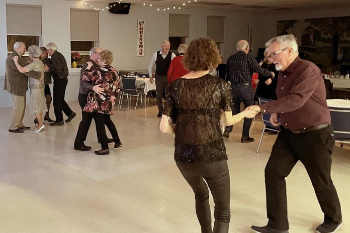 Activity Haven Senior Centre in Peterborough provides a range of social, recreational, and educational programs for adults 50 years of age and older, along with social activities and events such as this Christmas dinner and dance in December 2022. (Photo: Activity Haven / Facebook)