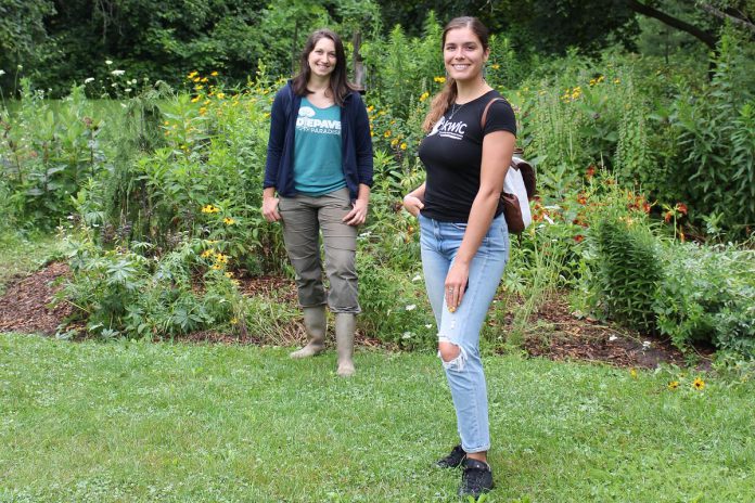 In 2020, Hayley Goodchild of Peterborough GreenUP and youth leader Shaelyn Wabegijig of the Kawartha World Issues Centre were the project coordinators for a local initiative to implement five priority areas (Indigenous leadership, poverty eradication, clean water and sanitation, quality education, and climate action) in Peterborough/Nogojiwanong from the 17 sustainable development goals (SDGs) adopted by the United Nations in 2015. (Photo: Genevieve Ramage)