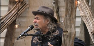 Veteran bluesman Al Lerman headlines the Peterborough Musicians Benevolent Association's musical showcase at Dr. J's BBQ & Brews in downtown Peterborough on Saturday afternoon that also features Al Black, Rick Fines, and Andy Pryde and Po'Boy Jefferys and Calamity Jane. Proceeds from the pay-what-you-can show go towards musicians in need. (Photo: Drew Monrad)