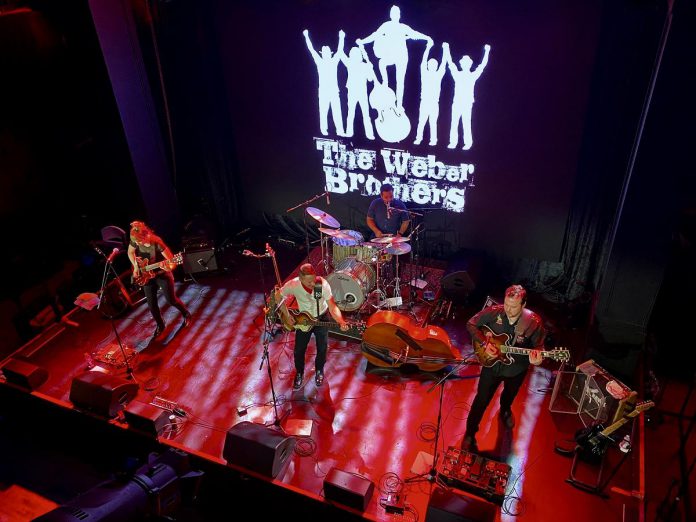 The Weber Brothers (pictured here at the El Mocambo in Toronto), who recently released their new album "Wild as the Wild Dogs," will be performing along with 11 other musical acts at a benefit concert on Sunday at the Red Dog in downtown Peterborough to raise funds for Frank Girard, a musician and a former sound technician at the Red Dog who recently underwent quintuple heart bypass surgery in Toronto. (Photo: Edward Rajewski)