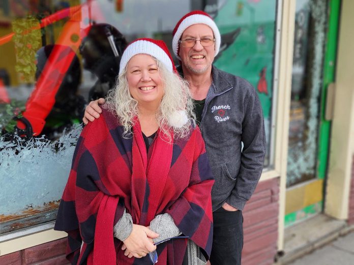 Angella and Verne Windrem of Green Street, a Peterborough shop specailizing in electric bikes and scooters, pedal bikes, yoga accessories, and eco-lifestyles and a member of Green Economy Peterborough. (Photo courtesy of Angella and Verne Windrem)