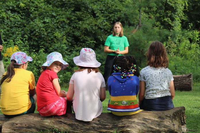 In 2022, Ecology Park offered a summer of engaging camps for children of all ages in Peterborough and region. In 2023, children will have access to Ecology Park's newly built naturalized playscape, both in and out of camps. (Photo: Jessica Todd / GreenUP)