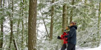The Hike Haliburton Festival - Winter Edition takes place throughout Haliburton Highlands on February 4 and 5, 2023. Registration is now open for free guided winter hikes, and paid adventure experiences with local outfitters can also be booked. (Photo courtesy of Hike Haliburton)