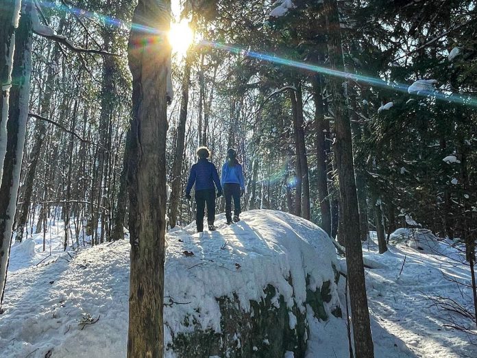 The Hike Haliburton Festival - Winter Edition on February 4 and 5, 2023 offers participants the opportunity to go on hikes they can't go on at any other time of the year. (Photo courtesy of Hike Haliburton)