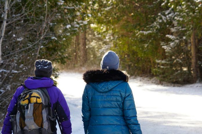 Each year, Kawartha Conservation offers forest therapy walks at its conservation areas for participants to experience the therapeutic benefits of nature. For 2023, the walks will be sponsored by Lindsay law firm Wards Lawyers, including three walks at Ken Reid Conservation Area on Bell Let's Talk Day on January 25. (Photo: Kawartha Conservation)