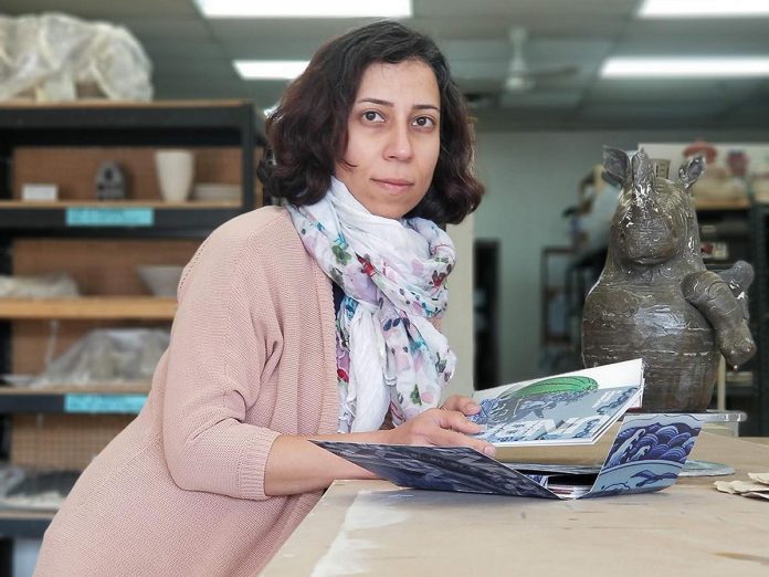 The Kawartha Potters Guild's eight-week nline learning pilot course will be instructed by Aitak Sorahitalab, a Toronto-based contemporary ceramic and mural artist who has more than two decades of experience in art education. (Photo courtesy of Kawartha Potters Guild)