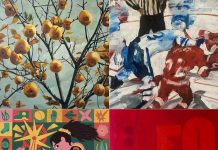 Details of works by Peterborough-area artists Casandra Lee, John Climenhage, Brooklin Holbrough, and Jeffrey Macklin (left to right, top and bottom) selected for the first stage of the City of Peterborough's Indoor-Outdoor public art project. The artworks will be installed this winter in four city facilities. (Photos supplied by City of Peterborough)