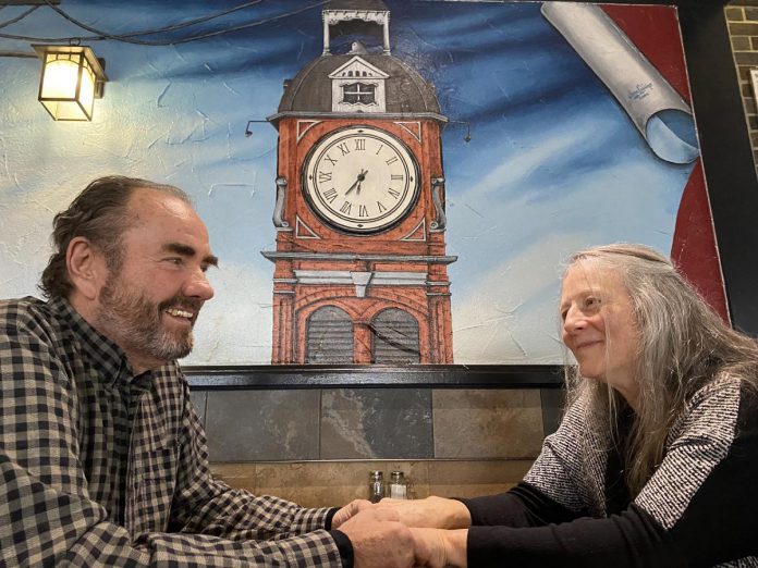 Peter and Anna Bouzinelos have decided to retire and close The Pizza Factory as Peter suffers from rheumatoid arthritis and complications caused by stress. (Photo: Paul Rellinger / kawarthaNOW)